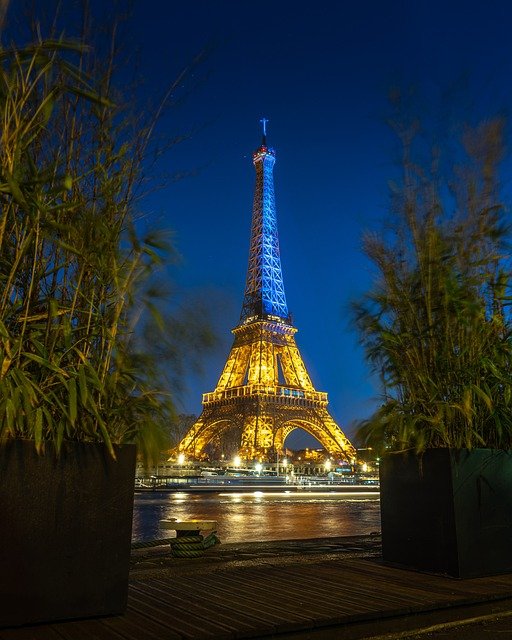 Coucher de soleil sur la Tour Eiffel